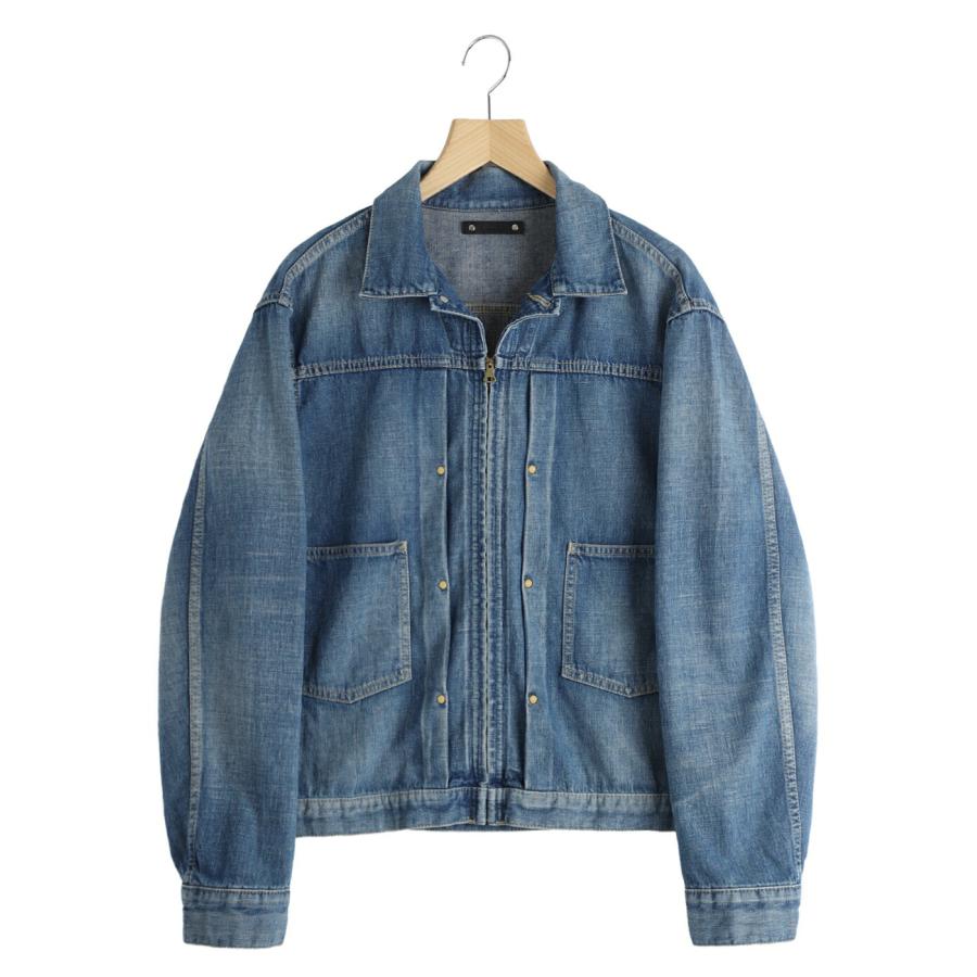 MINEDENIME   デニム MINEDENIM（マインデニム） ： Grainy Denim Zipup GJKT ： 2604-8002