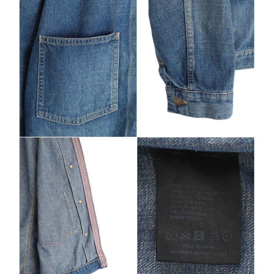 MINEDENIM（マインデニム） ： Grainy Denim Zipup GJKT ： 2604-8002