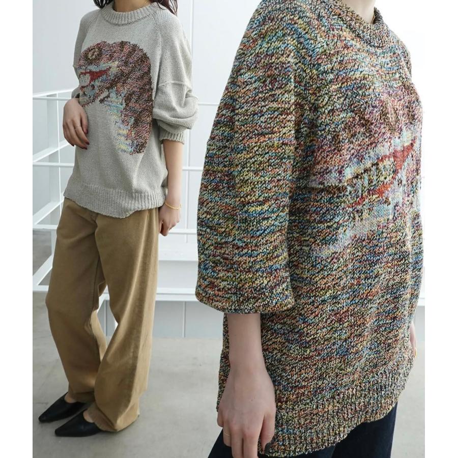 PHOTOCOPIEU（フォトコピュー） ： [レディース]DINO KNIT(CREMENCE