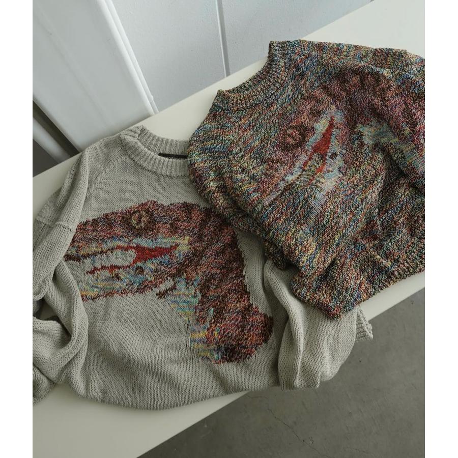 PHOTOCOPIEU（フォトコピュー） ： [レディース]DINO KNIT(CREMENCE