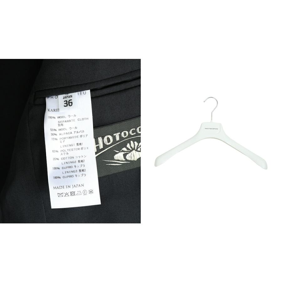 PHOTOCOPIEU / フォトコピュー ： [レディース]MIXED-MATERIAL TAILORED JACKET / 全2色 ： 262KRN | PHOTOCOPIEU | 03