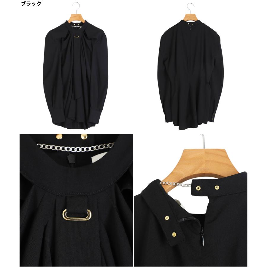PHOTOCOPIEU / フォトコピュー ： [レディース]TIE-DETAIL BLOUS / 全2色 ： 262MCA | PHOTOCOPIEU | 01