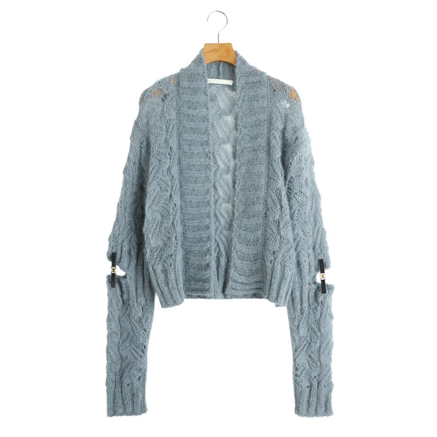 PHOTOCOPIEU / フォトコピュー ： [レディース]SLIT-SLEEVE CARDIGAN ： 262RBC | 