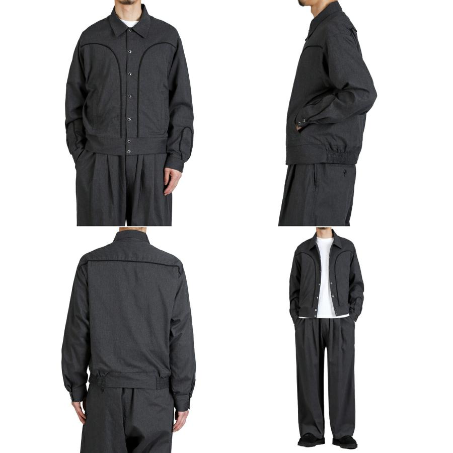 GOLD / ゴールド ： COTTON / SILK NEL WESTERN JACKET / 全2色 ： 26A-GL15854の画像