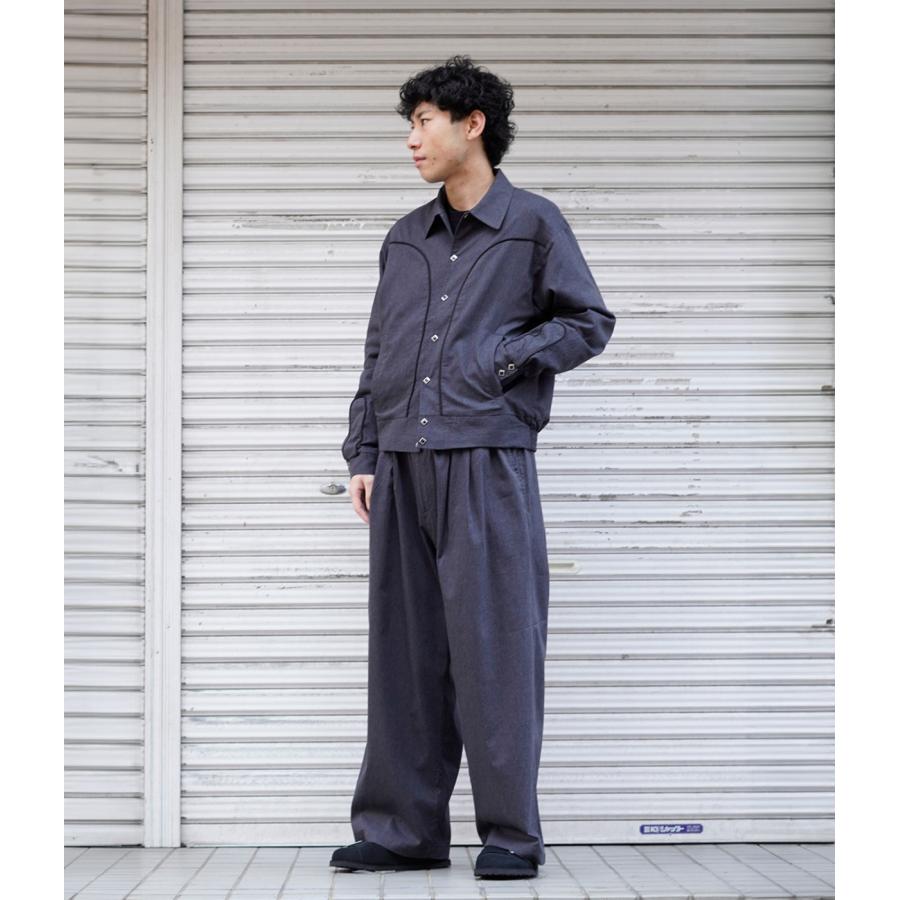 GOLD / ゴールド ： COTTON / SILK NEL WESTERN JACKET / 全2色 ： 26A-GL15854の画像