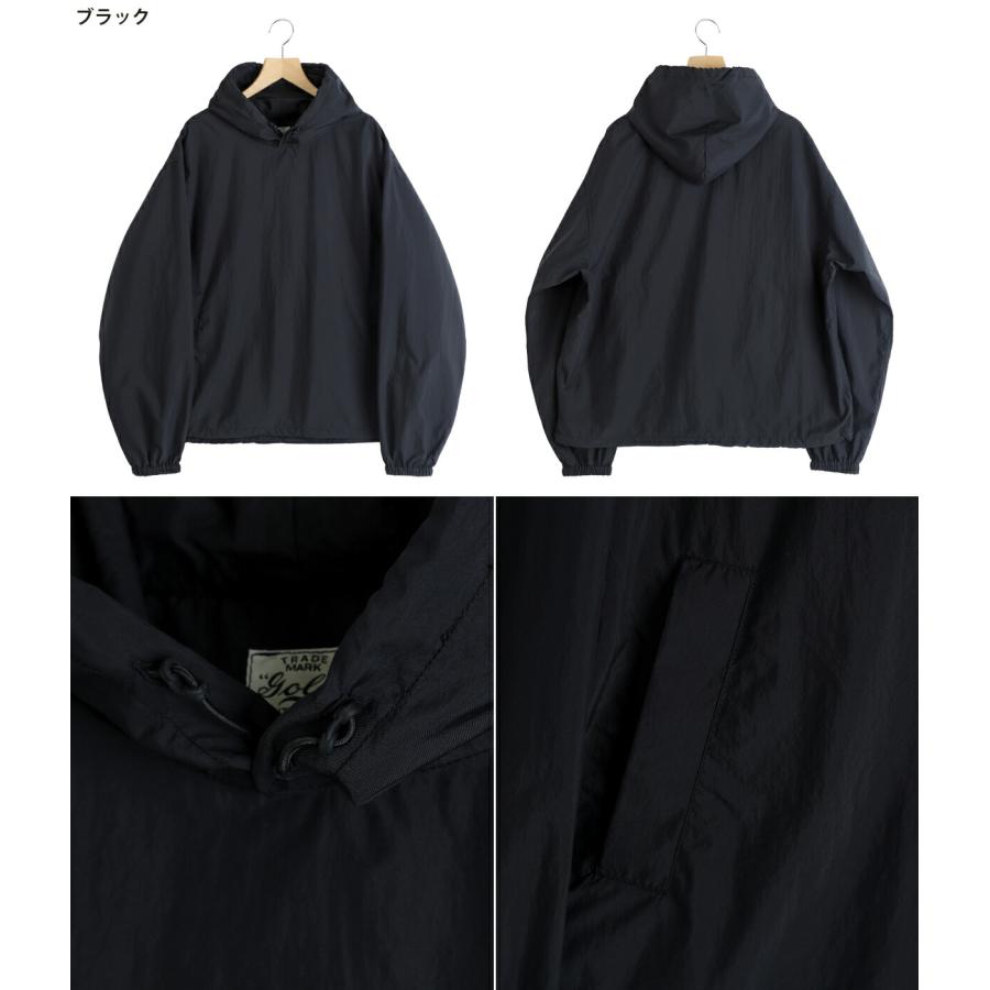 GOLD / ゴールド ： COTTON NYLON WEATHER CLOTH PULLOVER PARKA 全2色
