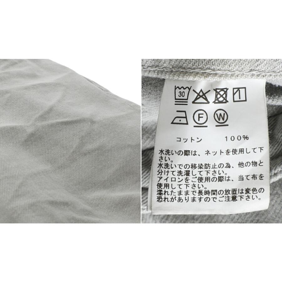 GOLD / ゴールド ： RECYCLED SUVIN COTTON YARN 11.5oz DENIM BLOUSE VINTAGE WASHED / 全3色 ： 26A-GL15861Hの画像