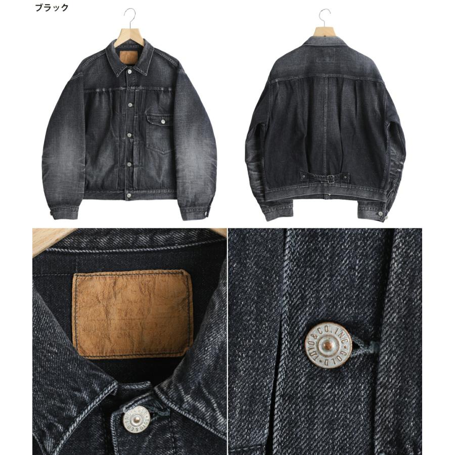 GOLD / ゴールド ： RECYCLED SUVIN COTTON YARN 11.5oz DENIM BLOUSE VINTAGE WASHED / 全3色 ： 26A-GL15861Hの画像