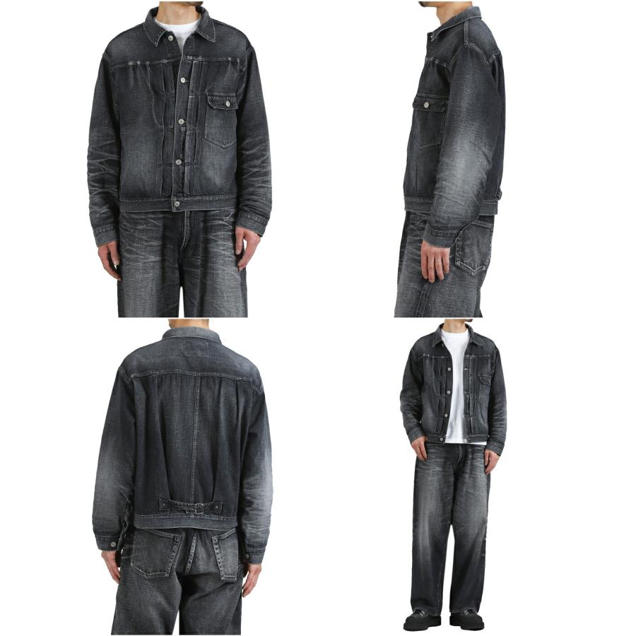 GOLD / ゴールド ： RECYCLED SUVIN COTTON YARN 11.5oz DENIM BLOUSE VINTAGE WASHED / 全3色 ： 26A-GL15861Hの画像
