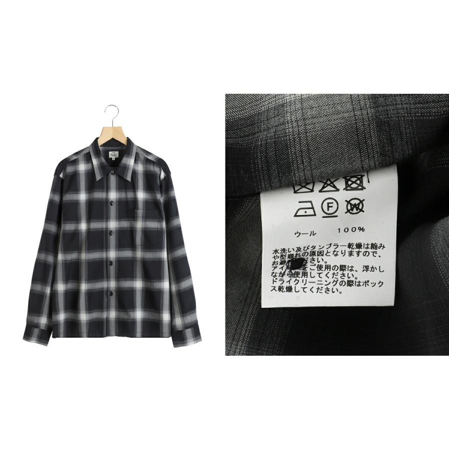 GOLD / ゴールド ： WOOL Super140s TROPICAL OPEN SHIRT ： 26A-GL29647の画像