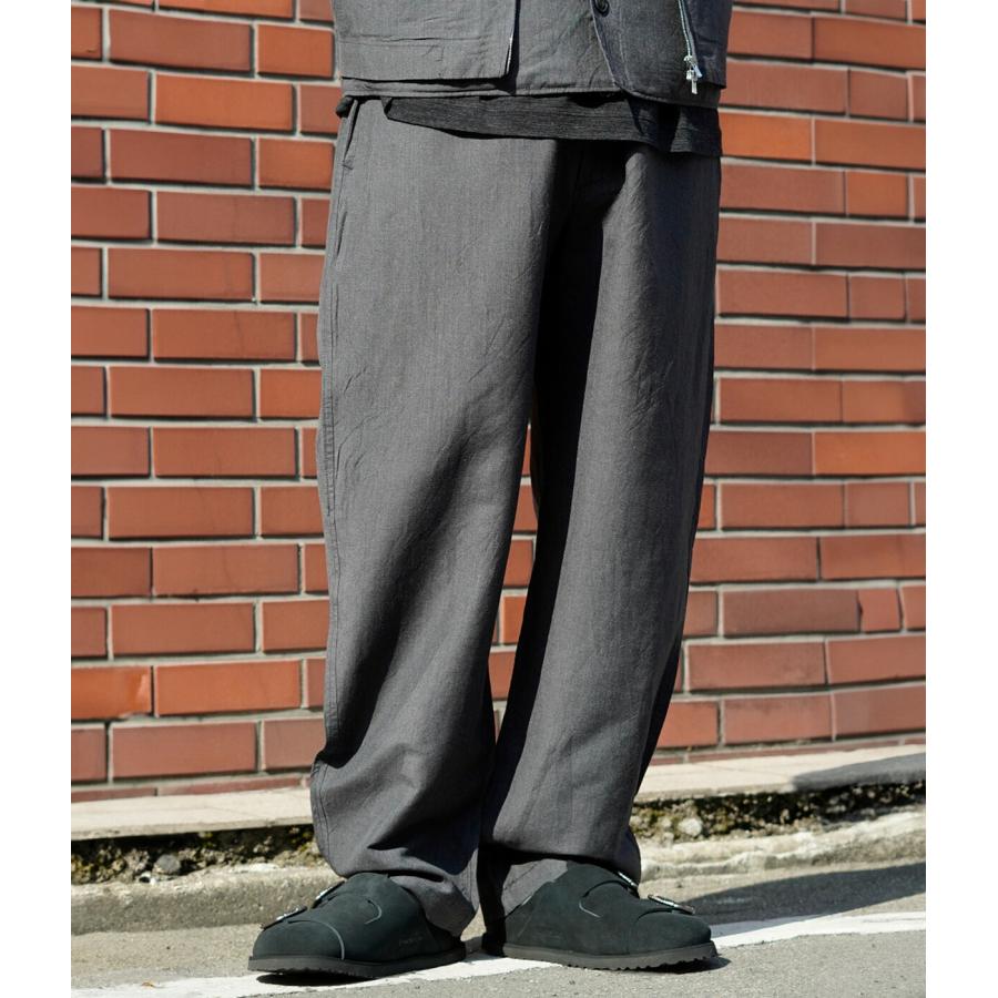 GOLD / ゴールド ： LINEN / WOOL TROPICAL EASY PANTS ： 26A-GL42618の画像