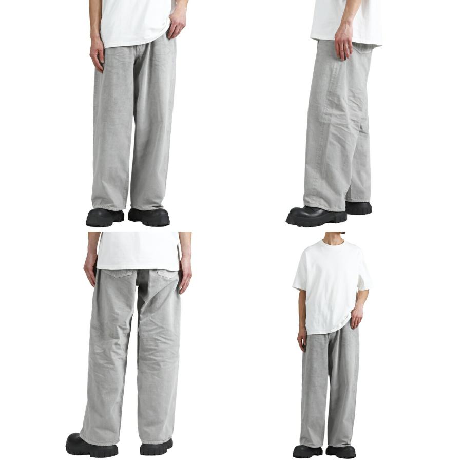 GOLD / ゴールド ： RECYCLED SUVIN COTTON YARN 11.5oz DENIM 5POCKET WIDE PANTS VINTAGE WASHED / 全3色 ： 26A-GL42621Hの画像