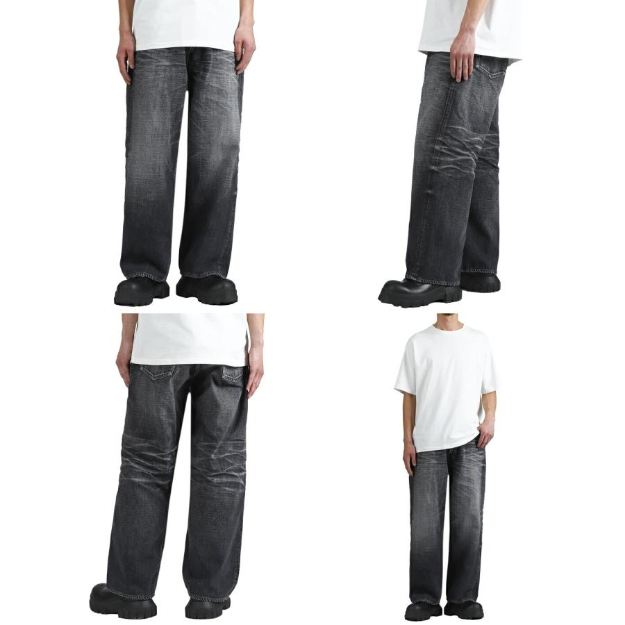GOLD / ゴールド ： RECYCLED SUVIN COTTON YARN 11.5oz DENIM 5POCKET WIDE PANTS VINTAGE WASHED / 全3色 ： 26A-GL42621Hの画像