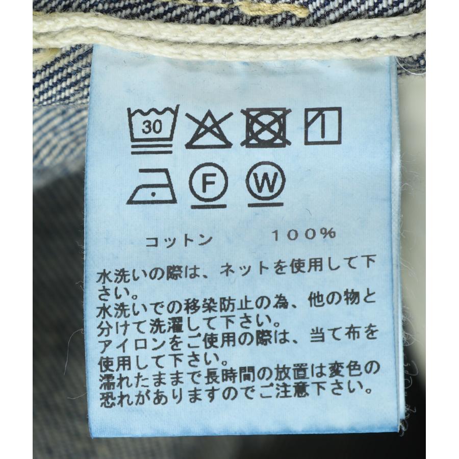 GOLD / ゴールド ： RECYCLED SUVIN COTTON YARN 11.5oz DENIM 5POCKET BAGGY PANTS VINTAGE WASHED / 全3色 ： 26A-GL42622Hの画像