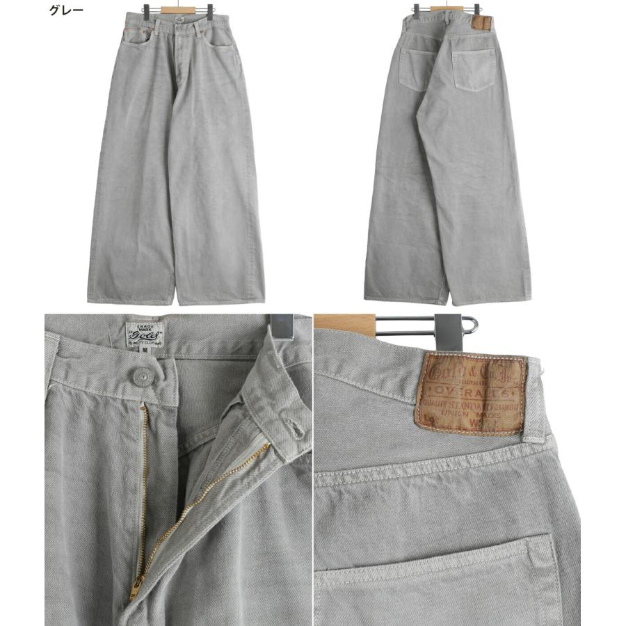GOLD / ゴールド ： RECYCLED SUVIN COTTON YARN 11.5oz DENIM 5POCKET BAGGY PANTS VINTAGE WASHED / 全3色 ： 26A-GL42622Hの画像
