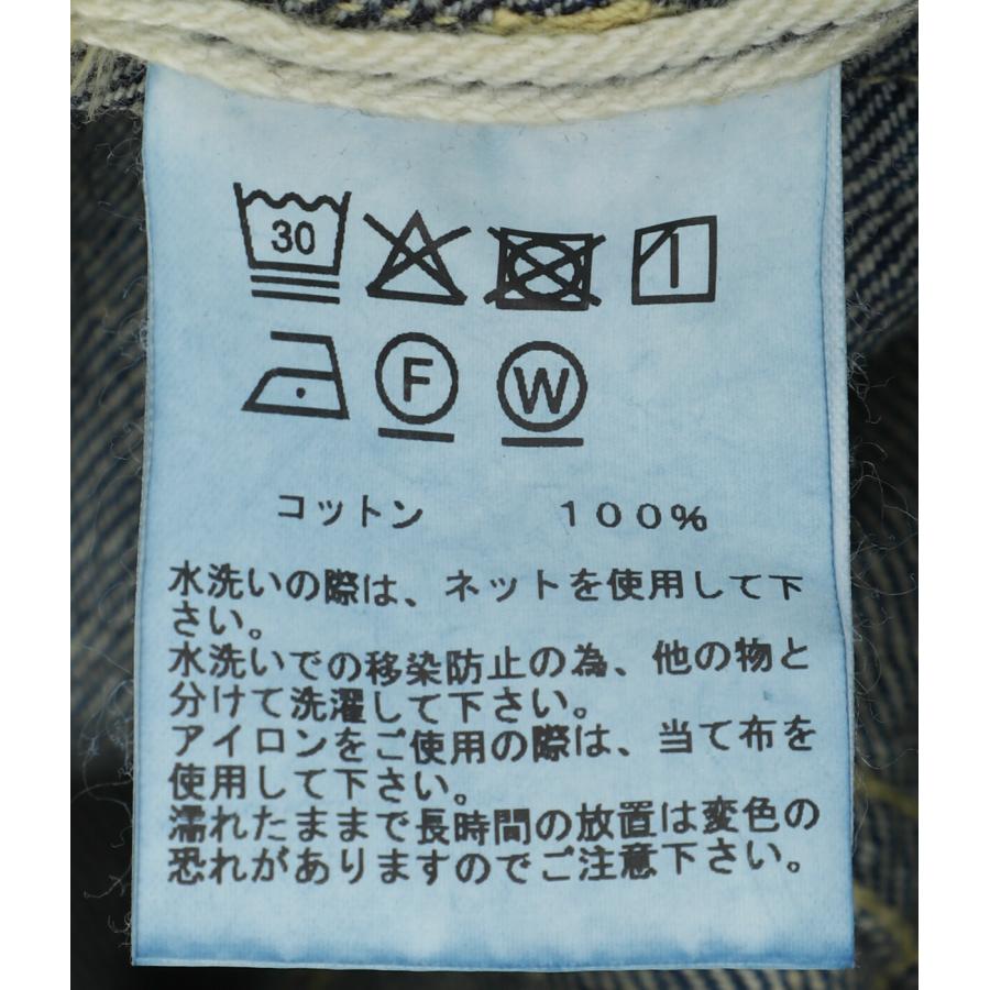 GOLD / ゴールド ： RECYCLED SUVIN COTTON YARN 11.5oz DENIM 5POCKET WIDE SHORTS VINTAGE WASHED / 全3色 ： 26A-GL52633Hの画像