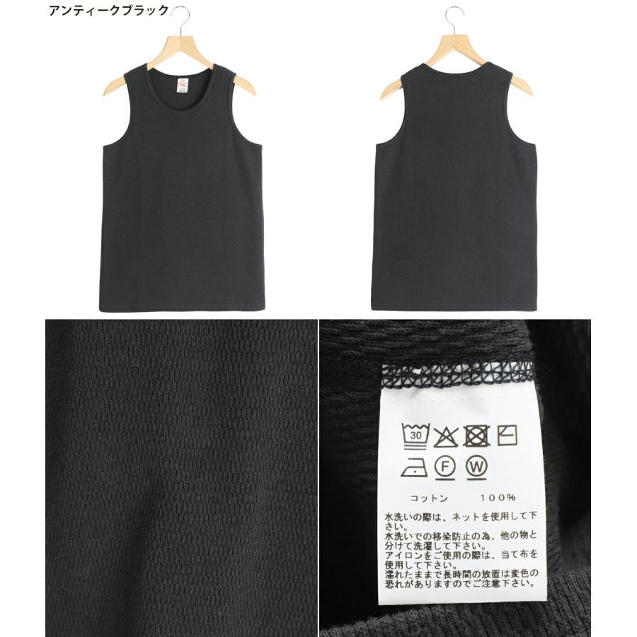 GOLD / ゴールド ： LIGHT THERMAL TANK TOP 全3色 26A-GL79663