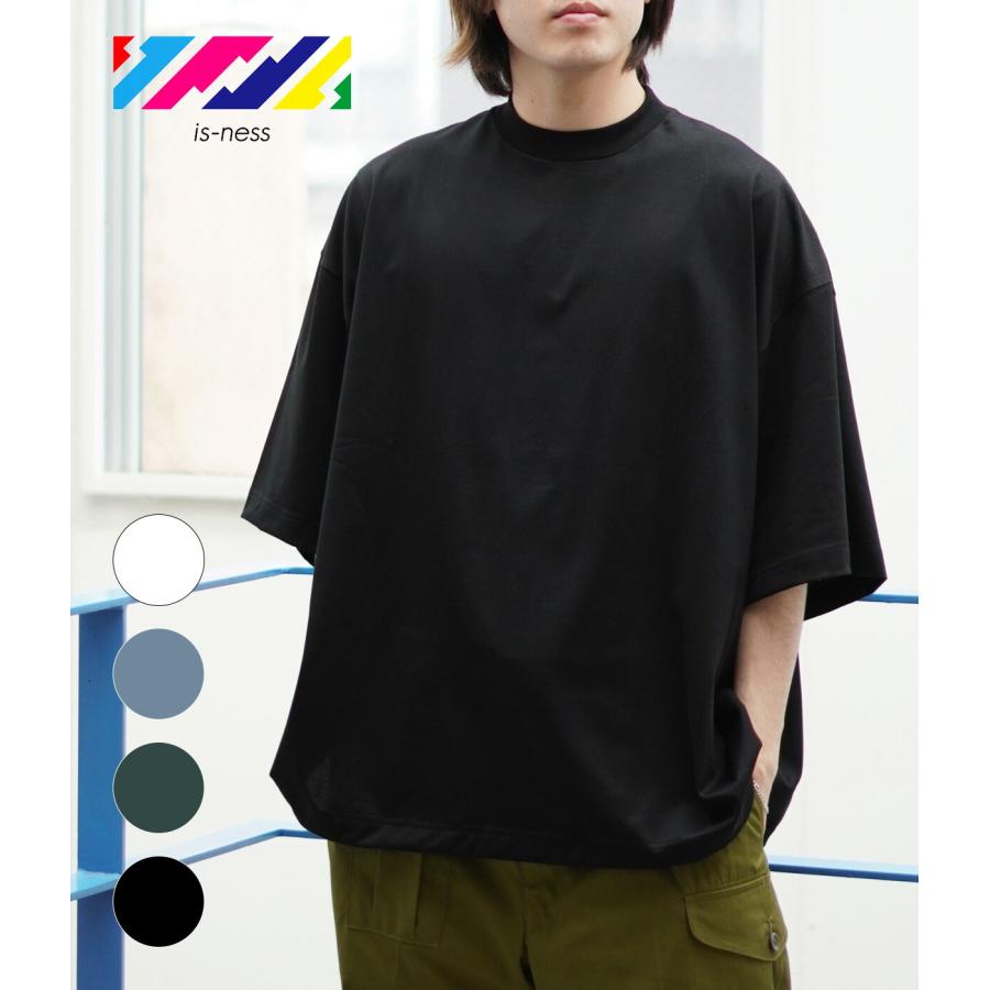 【is-ness イズネス】BALLOON BLOCK T-SHIRT イズネス is-ness (イズネス) BALLOON COLOR BLOCK SHORT SLEEVE T-SHIRT