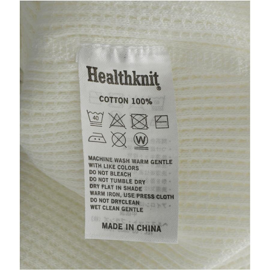 【P10倍】Healthknit / ヘルスニット ： THERMAL KING WAFFLE HENLEY NECK L/S ： 52016-H[コンパクト] | Healthknit | 02