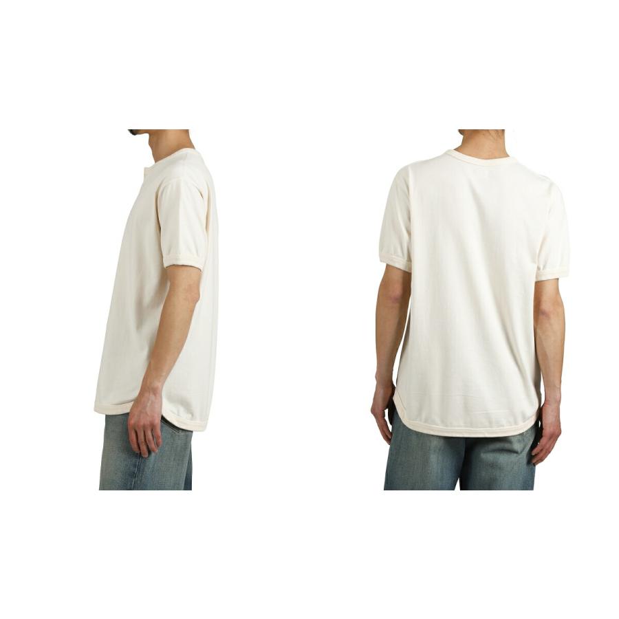 FULLCOUNT（フルカウント） ： Flat Seam Heavyweight Henley T Shirt