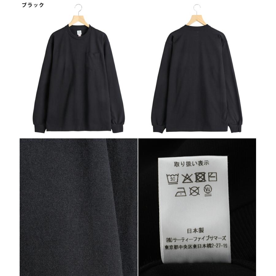 ANATOMICA（アナトミカ） ： POCKET TEE L/S / 全2色 ： 530-522-18