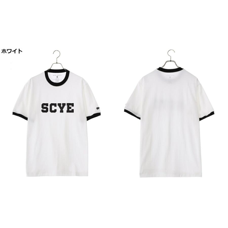 Scye / サイ ベーシックス ： Logo-Printed T-Shirt / 全2色 ： 5724-21702｜arknets｜05