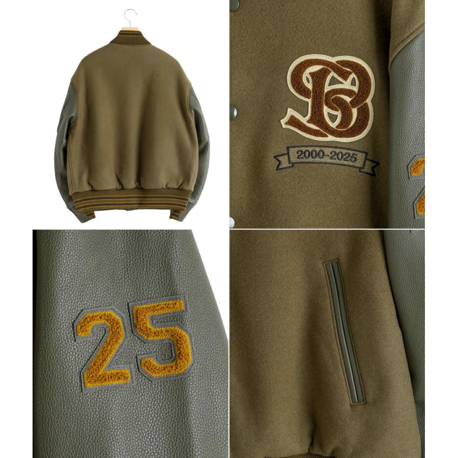 Scye / サイ ベーシックス ： Wool Melton Varsity Jacket ： 5725-63555の画像