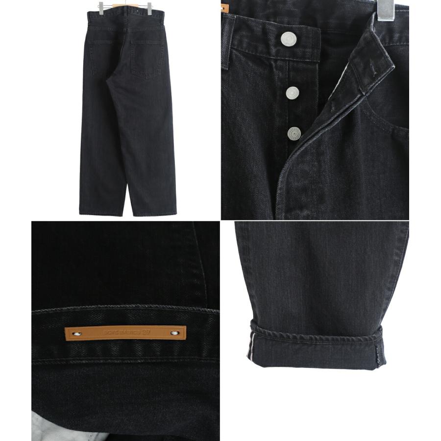 Scye（サイ） ベーシックス ： Selvage Black Denim Baggy Jeans