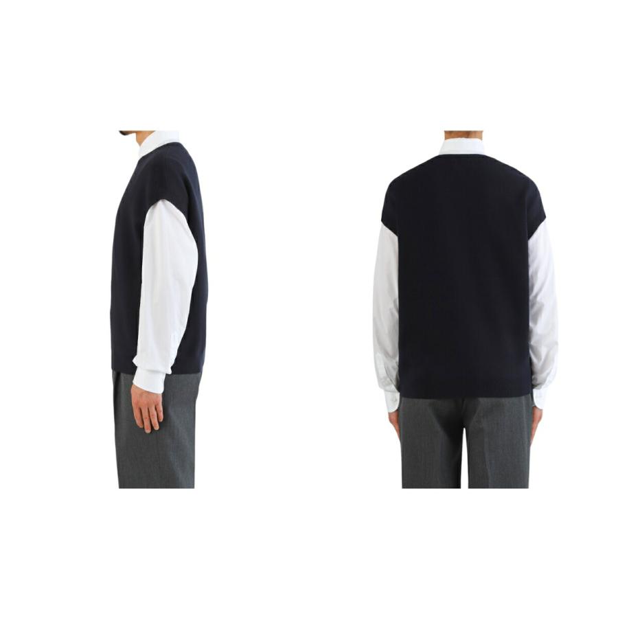 CABaN（キャバン） ： コットンカシミヤ クルーネックベスト / 全4色