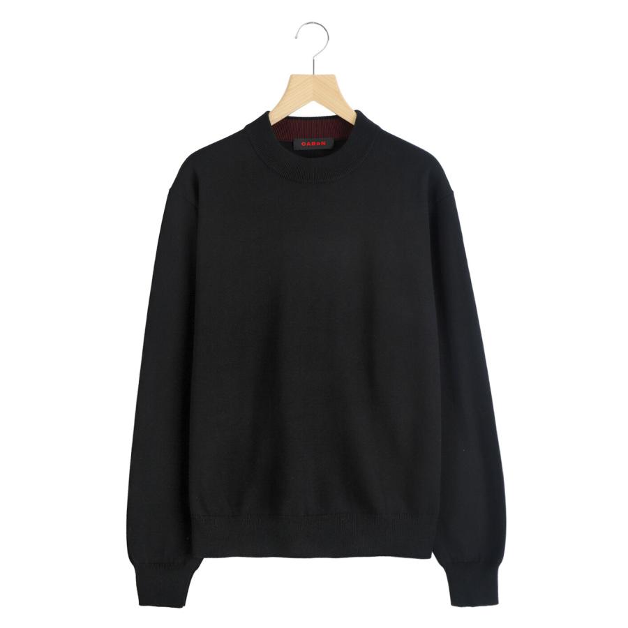 CABaN / キャバン ： コットンカシミヤ プレーンモックネックプルオーバー / 全4色 ： 59025402004 | CABaN