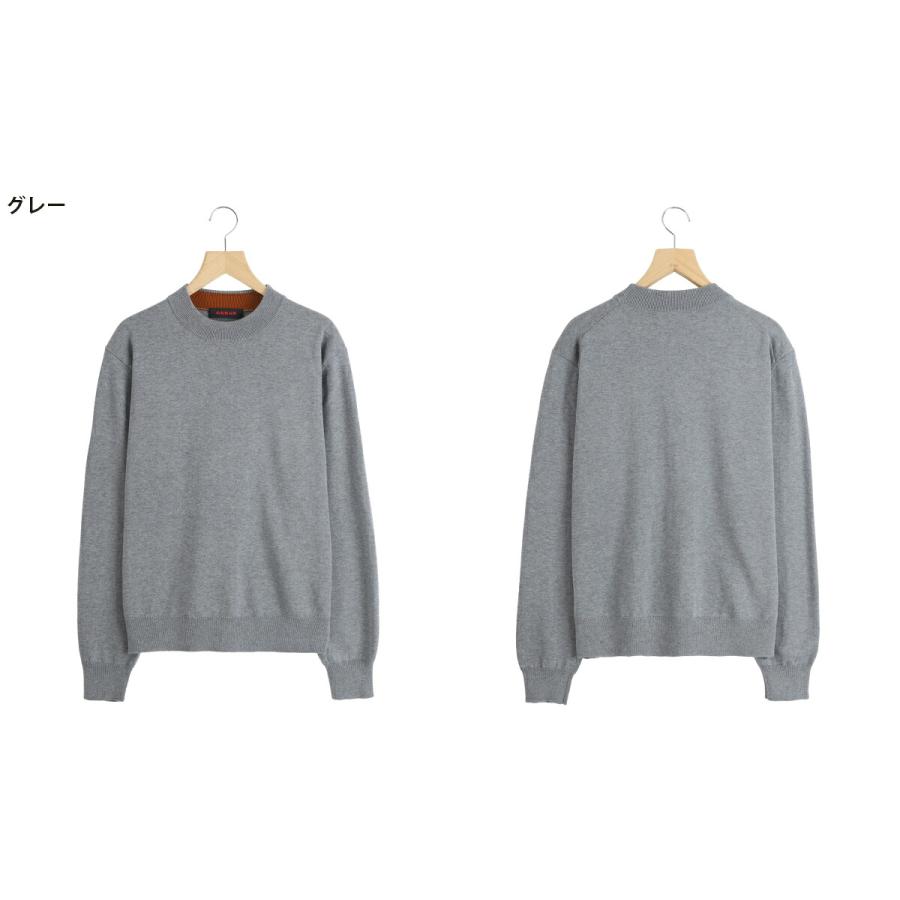 CABaN / キャバン ： コットンカシミヤ プレーンモックネックプルオーバー / 全4色 ： 59025402004 | CABaN | 09