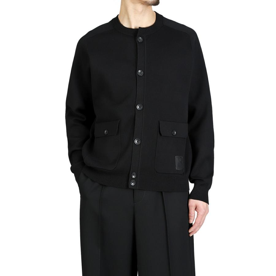 CABaN（キャバン） ： コットンカシミヤ フラップポケットニット