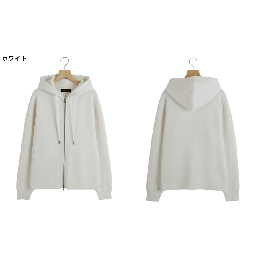 CABaN（キャバン） ： コットンカシミヤ ジップパーカ / 全3色