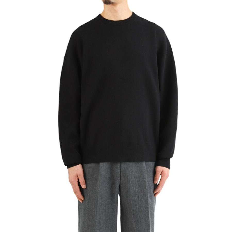 CABaN（キャバン） ： コットンカシミヤ クルーネックプルオーバー