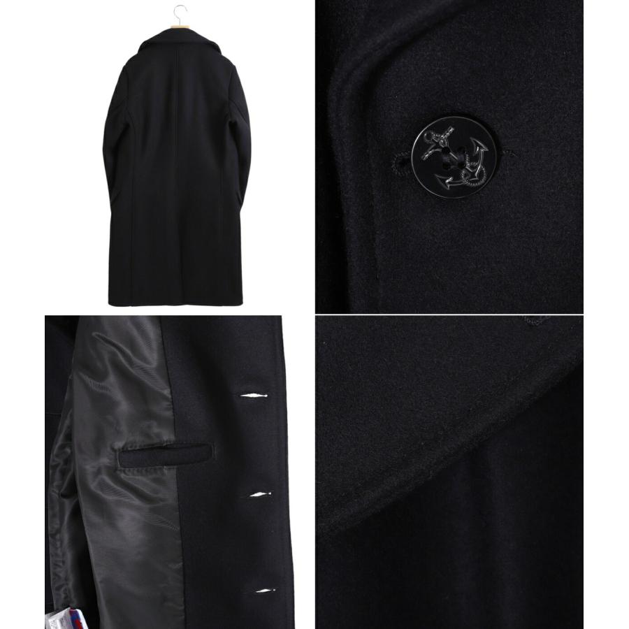 極美品✨Schott 714US LONG MELTON PEA COAT Long Pea Coat