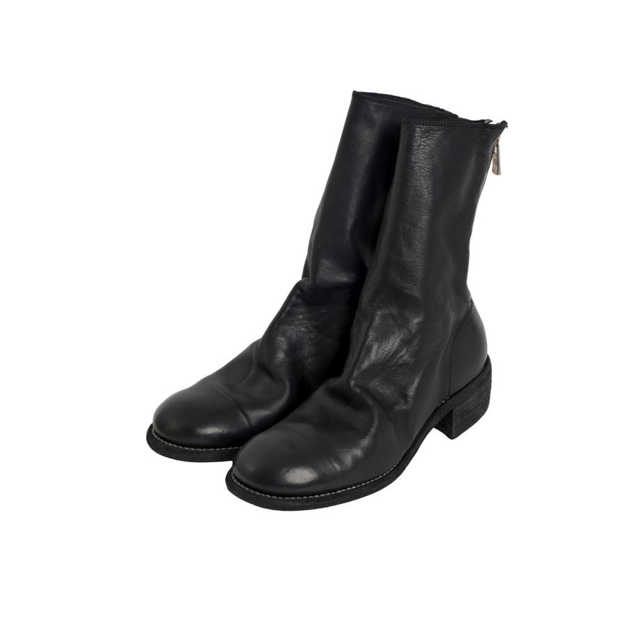 GUIDI（グイディ） ： [レディース]BACK ZIP MID BOOTS -SOFT HORSE