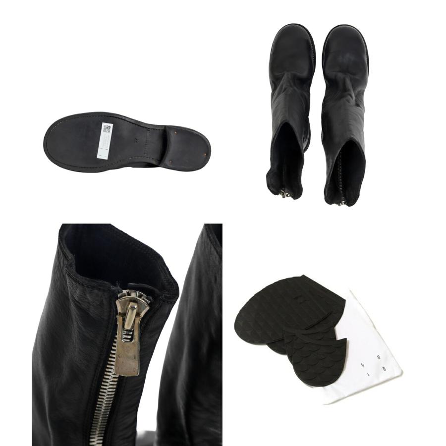 GUIDI / グイディ ： [レディース]BACK ZIP MID BOOTS -SOFT HORSE FULL GRAIN BLKT- ： 788X-SOFTHORSE | GUIDI | 03