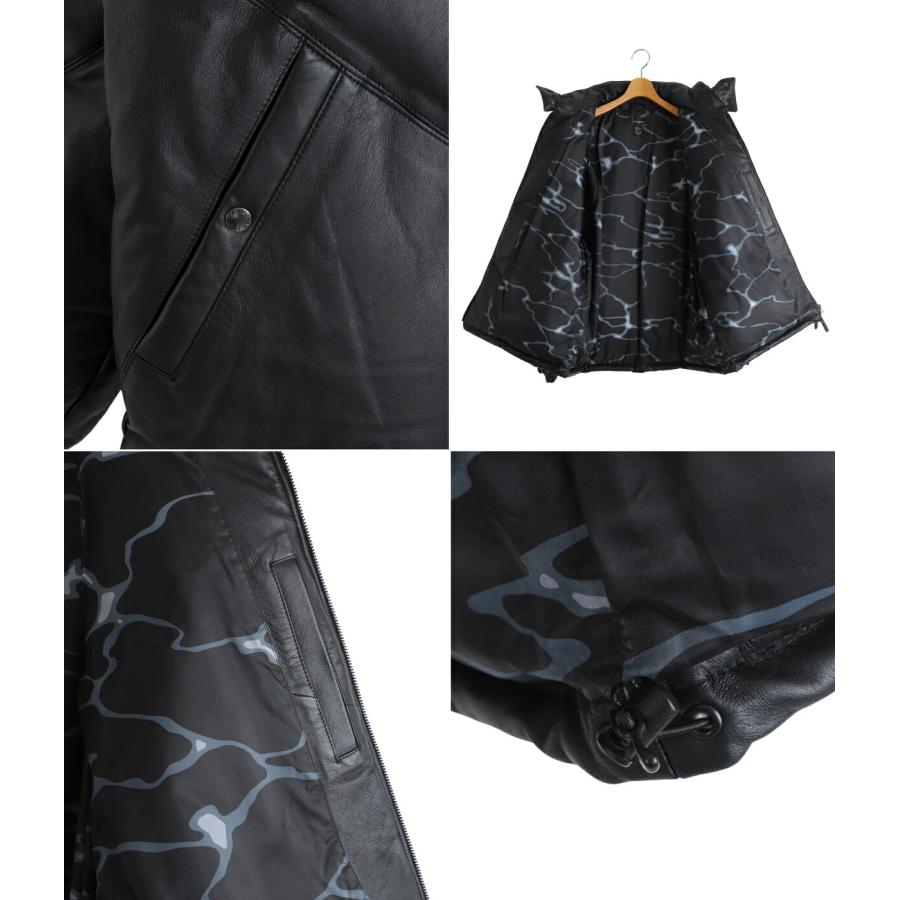 MANASTASH（マナスタッシュ） ： V LEATHER DOWN JKT ： 792-5950005