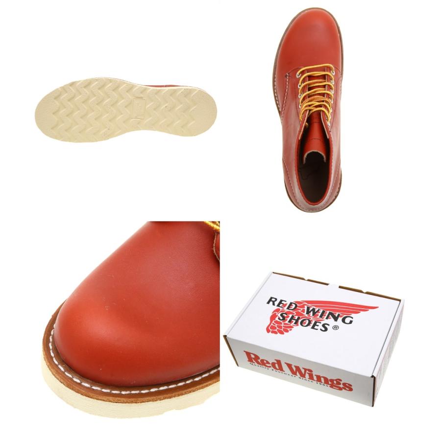 靴 Red Wing 6 Classic Round 8166 Red Wing 8166 Round Toe (2 Years) - Fade of the Day
