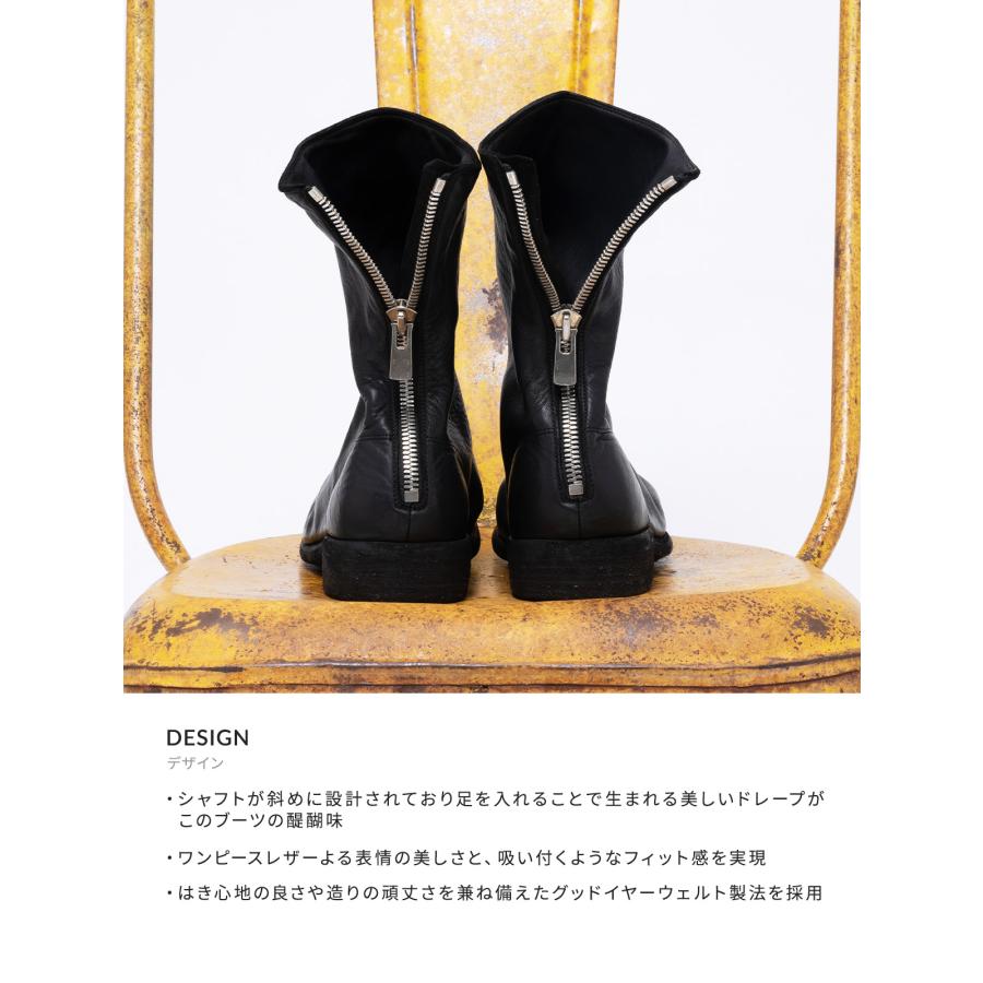 GUIDI（グイディ） ： 988 Horse Full Grain Backzip Boot ： 988