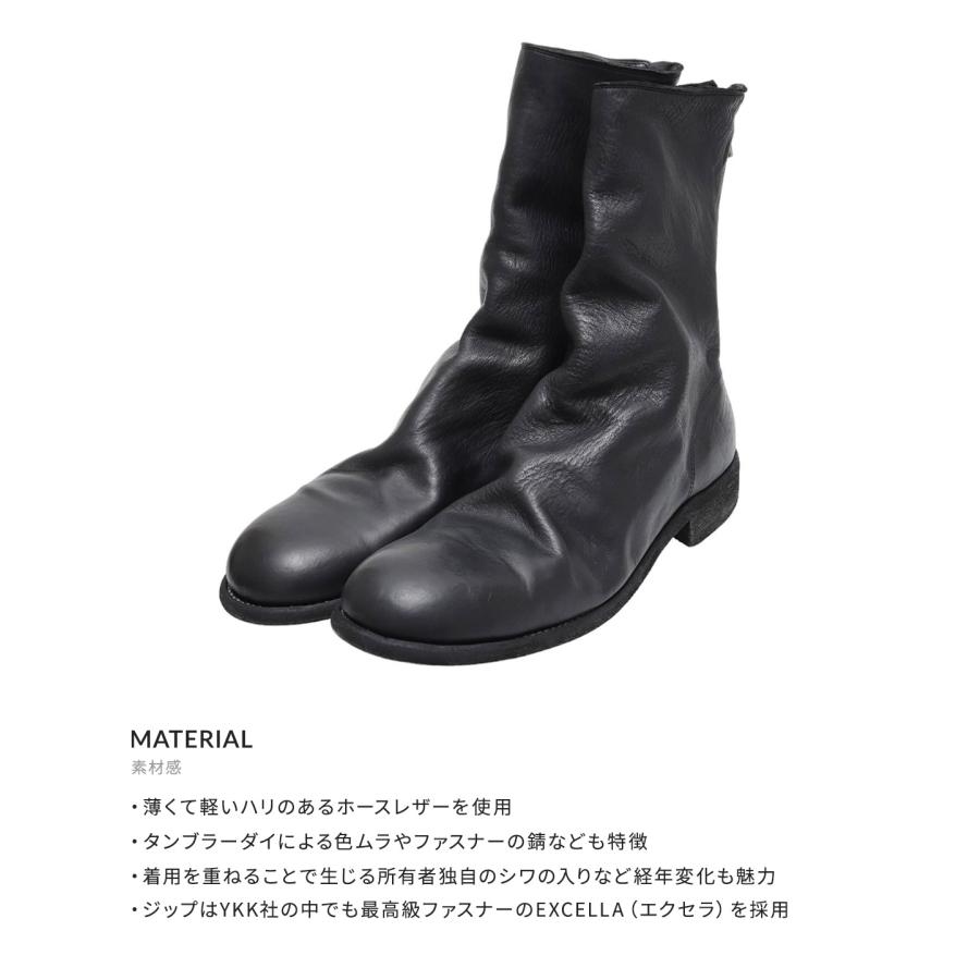 GUIDI（グイディ） ： 988 Horse Full Grain Backzip Boot ： 988