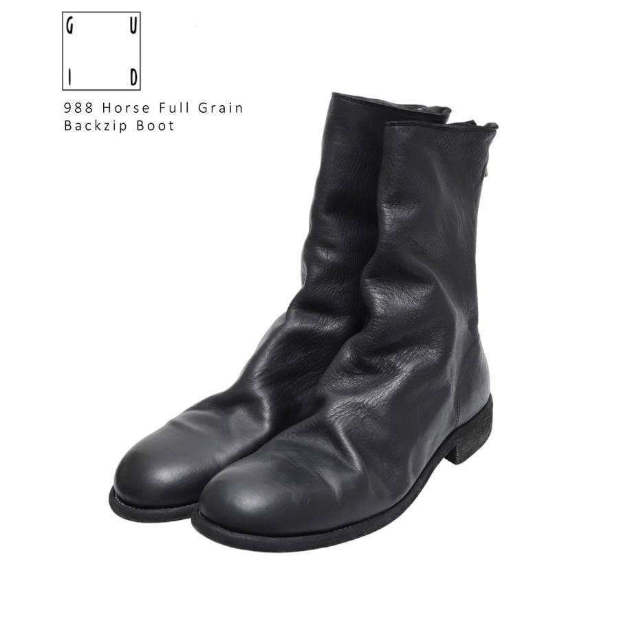 GUIDI（グイディ） ： 988 Horse Full Grain Backzip Boot ： 988