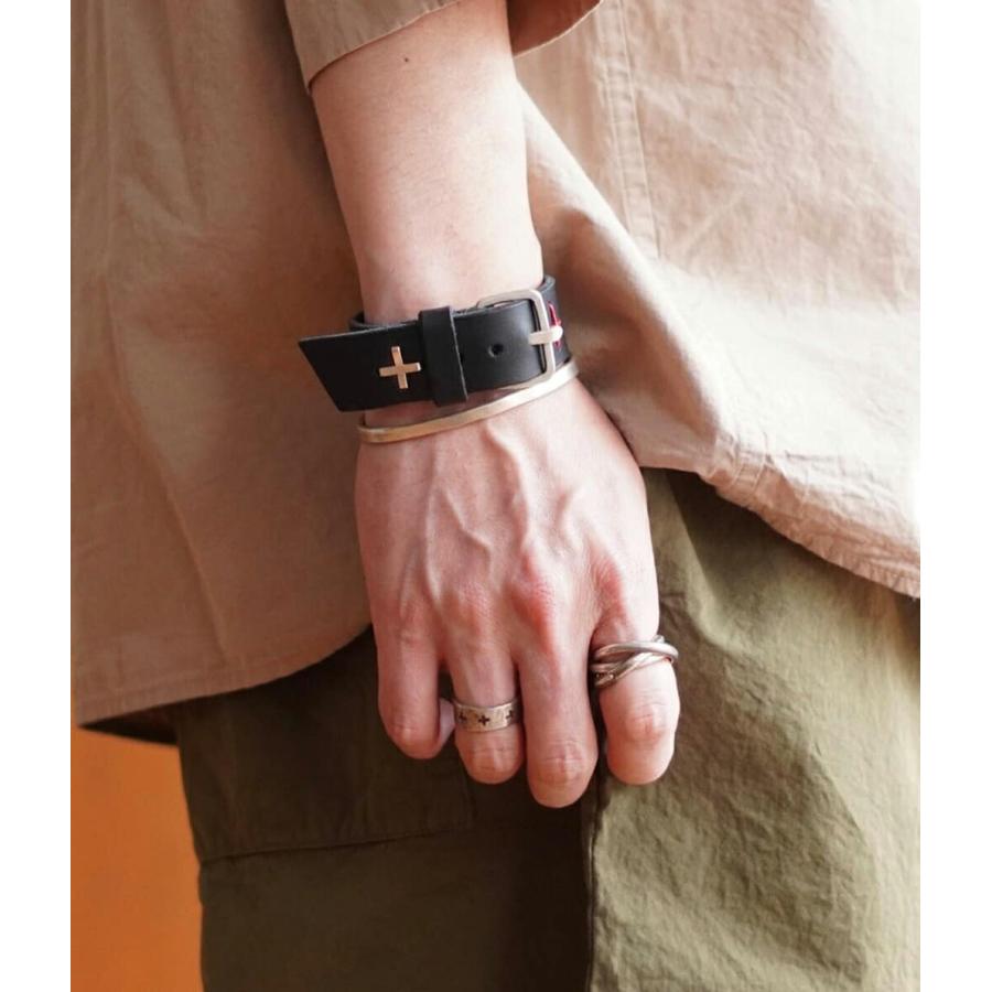エムエークロス ブレスレット 新品未使用品 m.a+（エムエークロス） ： cross stitched med wrist band ： A-F8E1