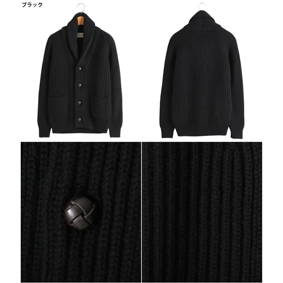 MC GEORGE OF SCOTLAND / マックジョージオブスコットランド ： Saddle Shourder Raglan shawl Cardigan / 全3色 ： A0305-ACHAGLASSの画像