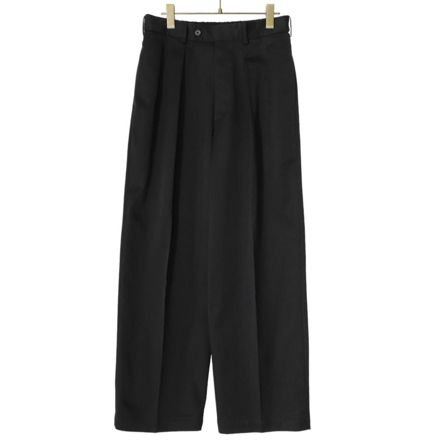 markaware（マーカウェア） ： DOUBLE PLEATED TROUSERS / 全2色