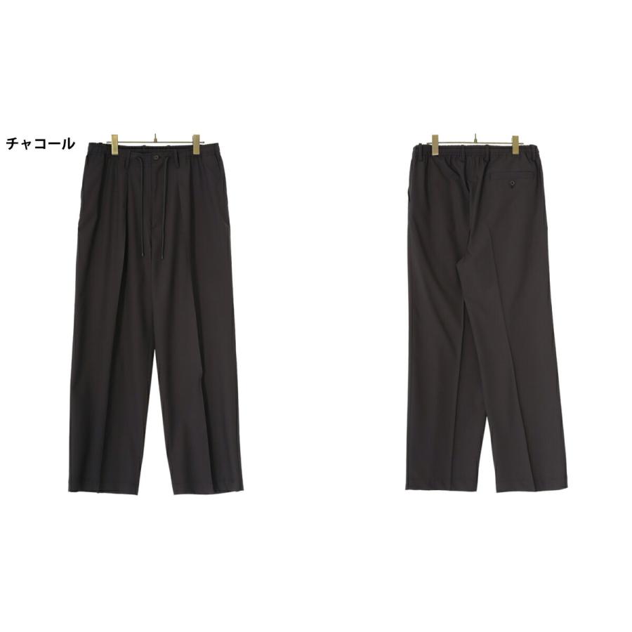 MARKAWARE / マーカウェア ： ORGANIC WOOL 2/80 TROPICAL CLASSIC FIT EASY PANTS / 全2色  ： A24A-14PT01C｜arknets｜06