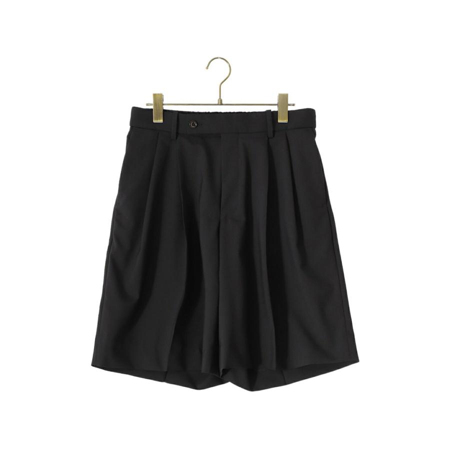 markaware（マーカウェア） ： DOUBLE PLEATED CLASSIC WIDE SHORTS