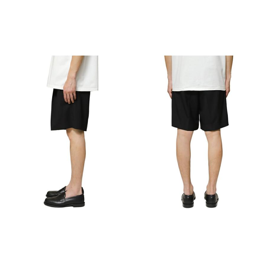 markaware（マーカウェア） ： DOUBLE PLEATED CLASSIC WIDE SHORTS