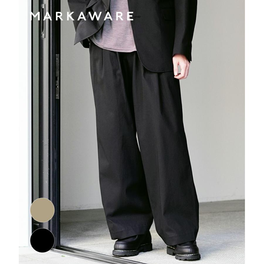 markaware MARKAWARE / マーカウェア： TRIPLE PLEATED EASY