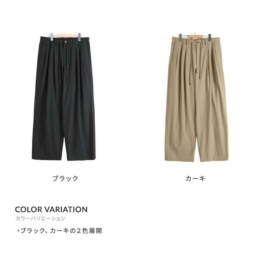 MARKAWARE / マーカウェア： TRIPLE PLEATED EASY TROUSERS / 全2色 ： A25A05PT03Cの画像